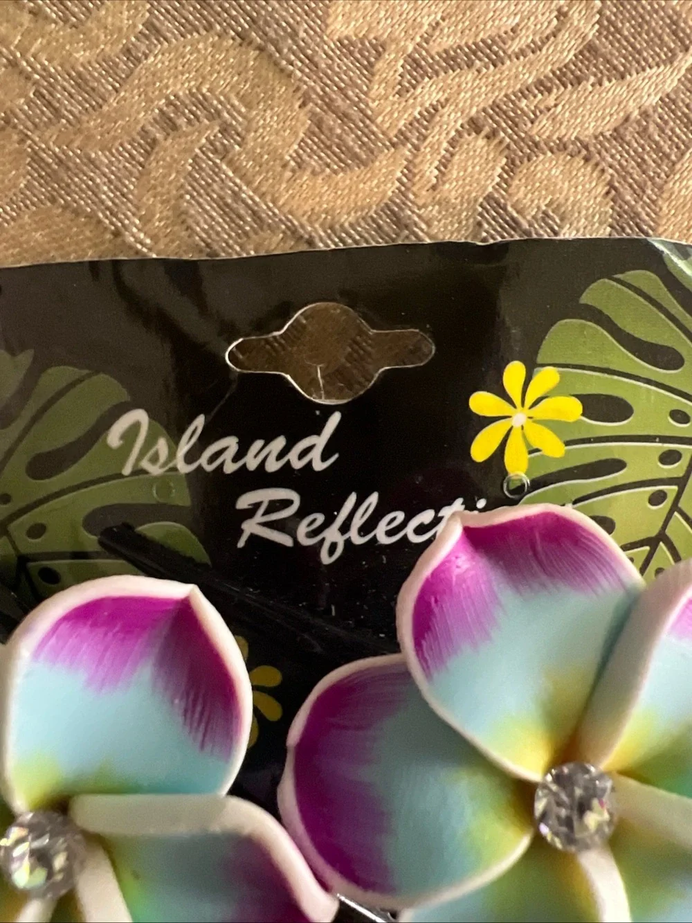 Fimo Hair Clips Clay Flowers Hawaii Wedding Beach Hairstyles